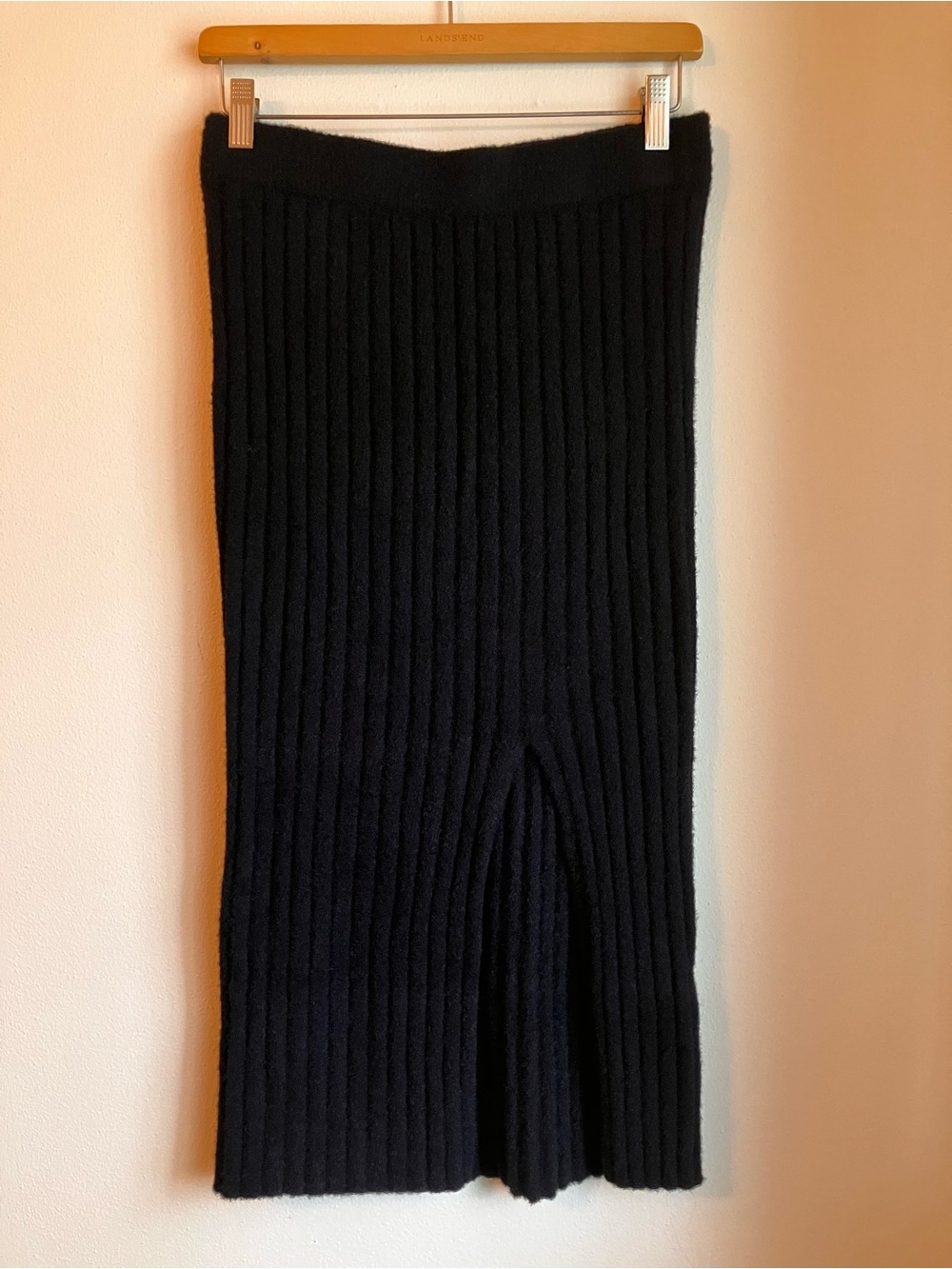 Aerie Ribbed Pull-on Knit Midi Skirt Western Bohemian Small - Picture 4 of 13